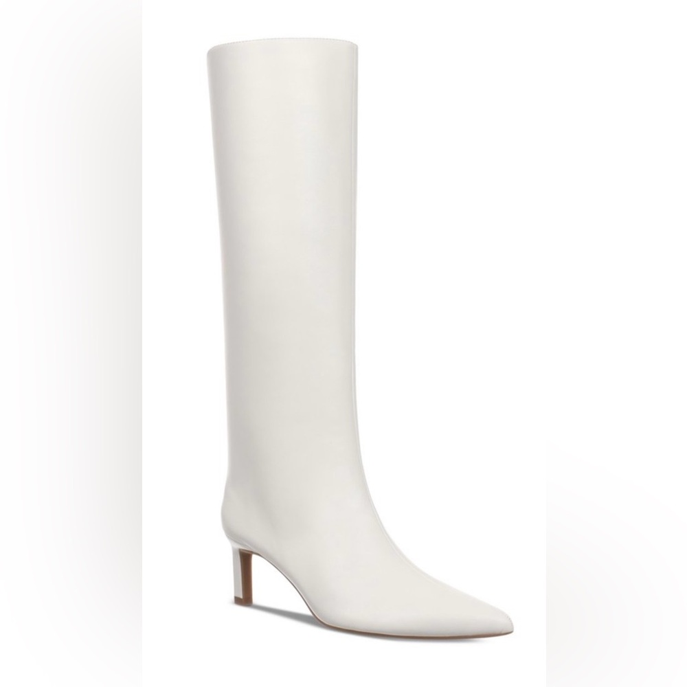 Elegant White Knee-high Boots NWT